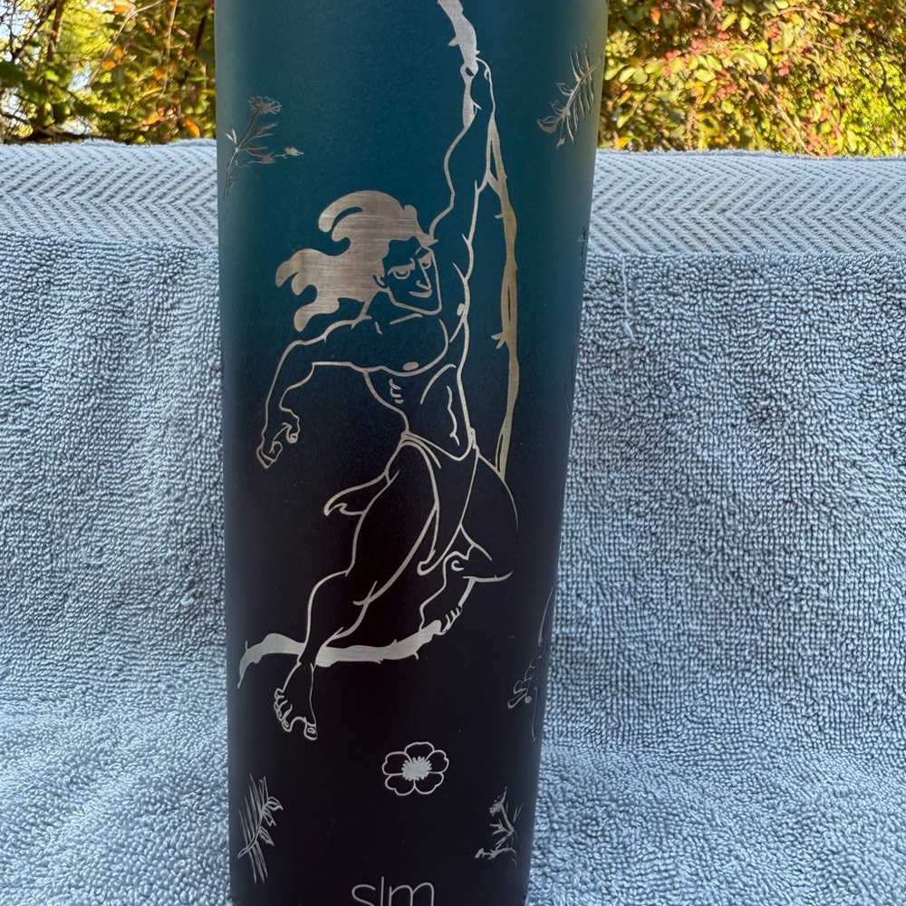 24oz Custom Engraved Simple Modern Tumbler: Tarzan
